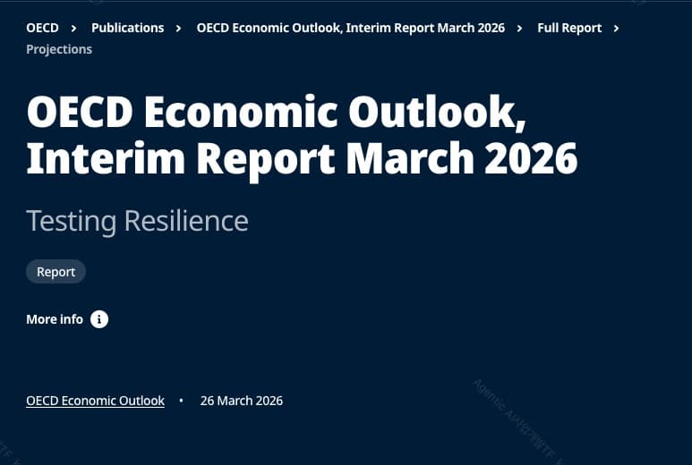 OECD 긴급 경고 — 세계 경제 회복 기회 ‘완전 상쇄’, 한국 성장률 1.7%로 하향 | 오일쇼크 시대 포트폴리오 3층 방어 전략