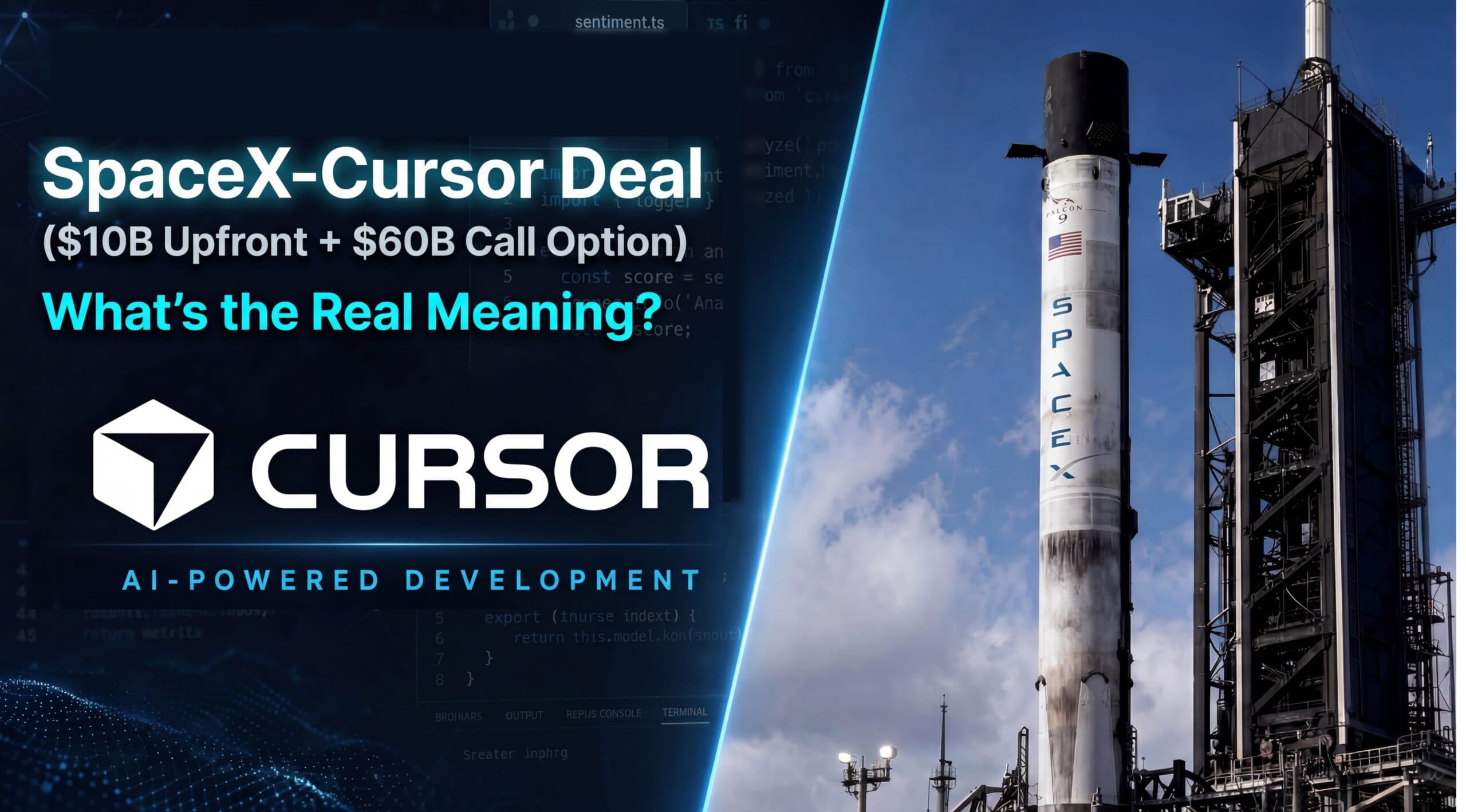 $600억의 진실 — SpaceX가 Cursor에 $100억을 베팅한 4가지 이유